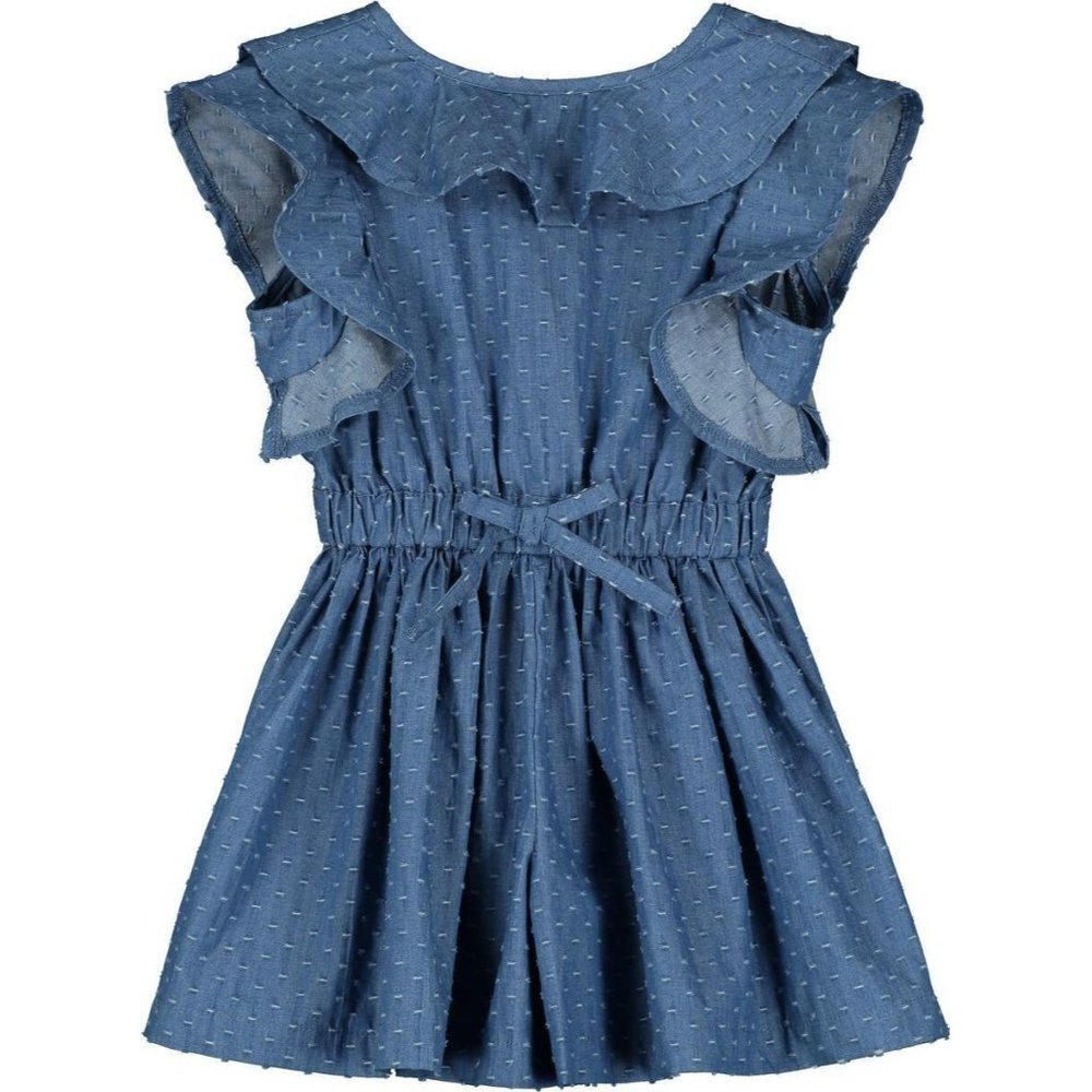 Vignette Chambray Romper Dress